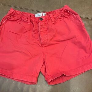 Abercrombie & Fitch red chino shorts